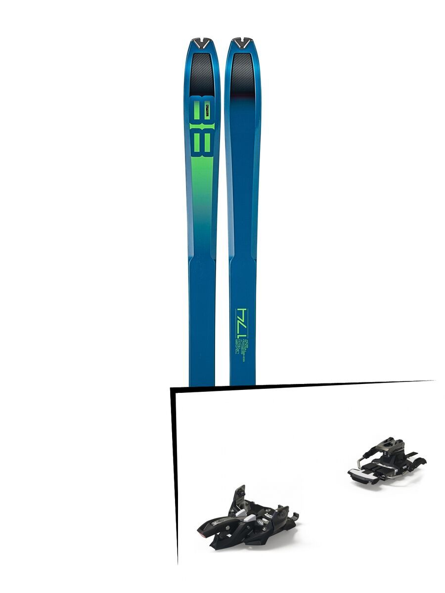 Set: Dynafit Tour 88 2018 + Marker Alpinist 9 Long Travel black/titanium - Bild 1