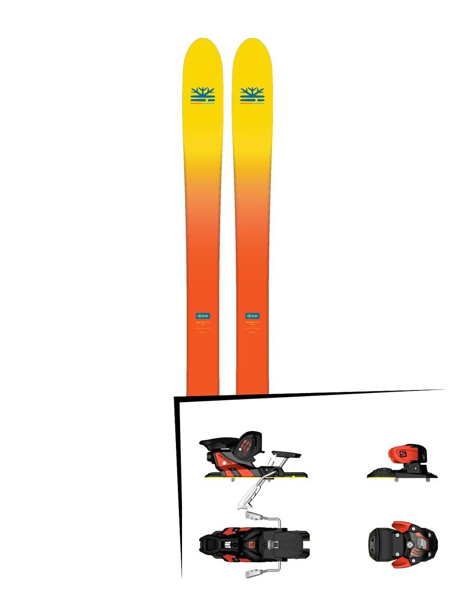 Set: DPS Skis Wailer F112 2017 + Salomon Warden MNC 13 (1540101) - Bild 1