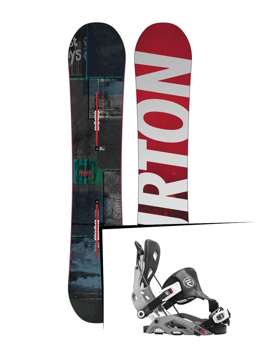 Set: Burton Process 2015 + Flow Fuse Hybrid (1513151S) - Bild 1