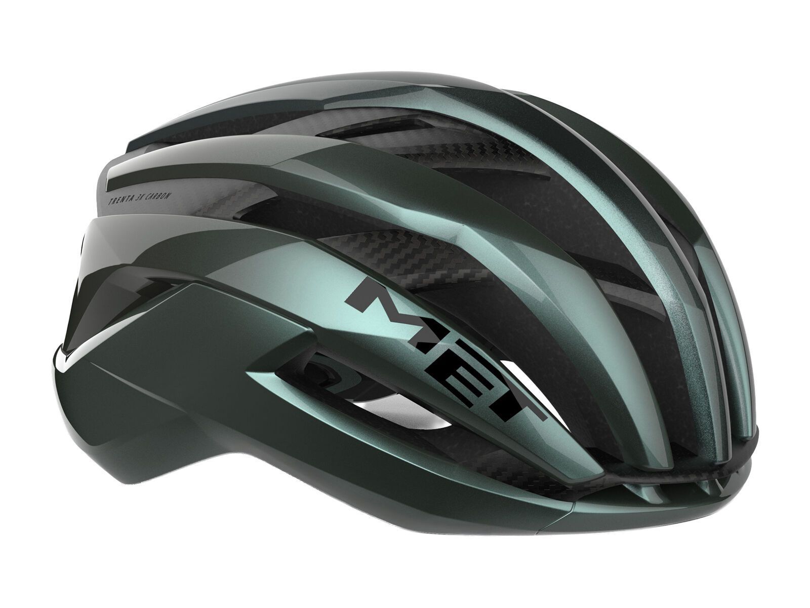 MET Trenta 3K Carbon MIPS, hyper teal/glossy - Bild 1