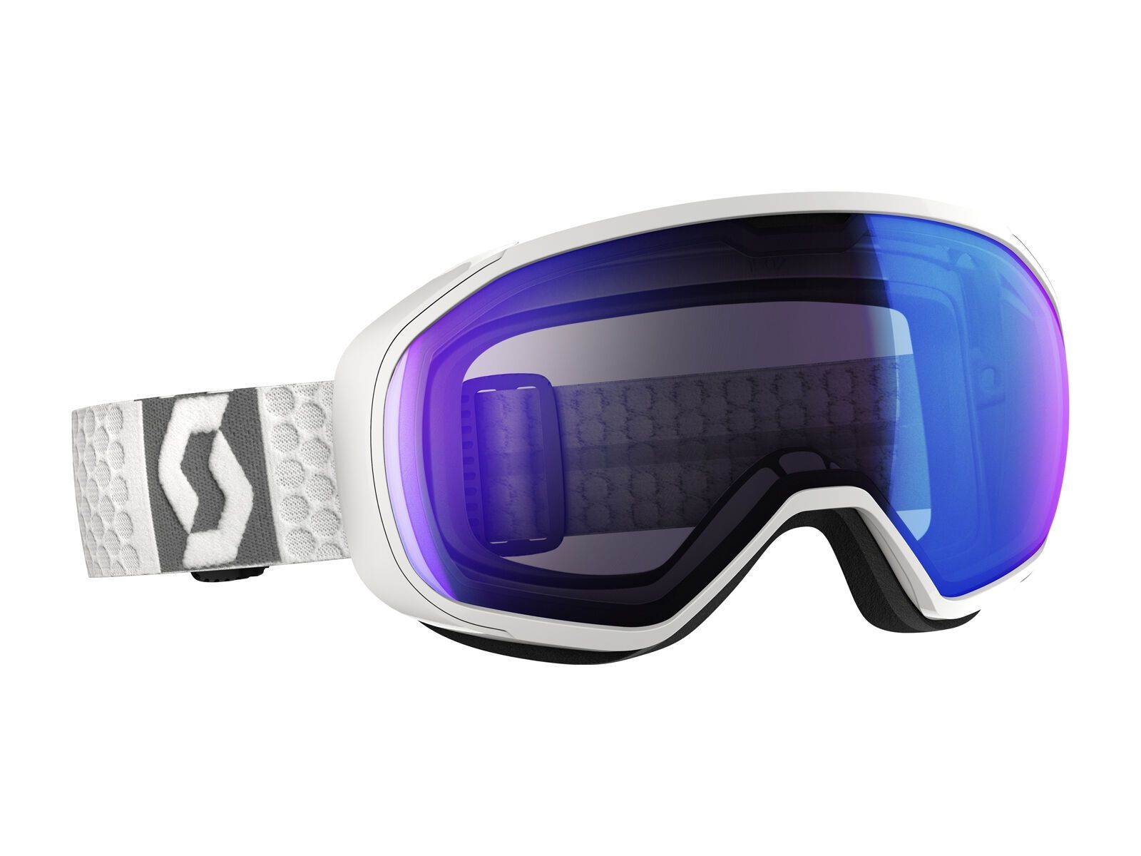 Scott Fix, white/Lens: illuminator blue chrome - Bild 1