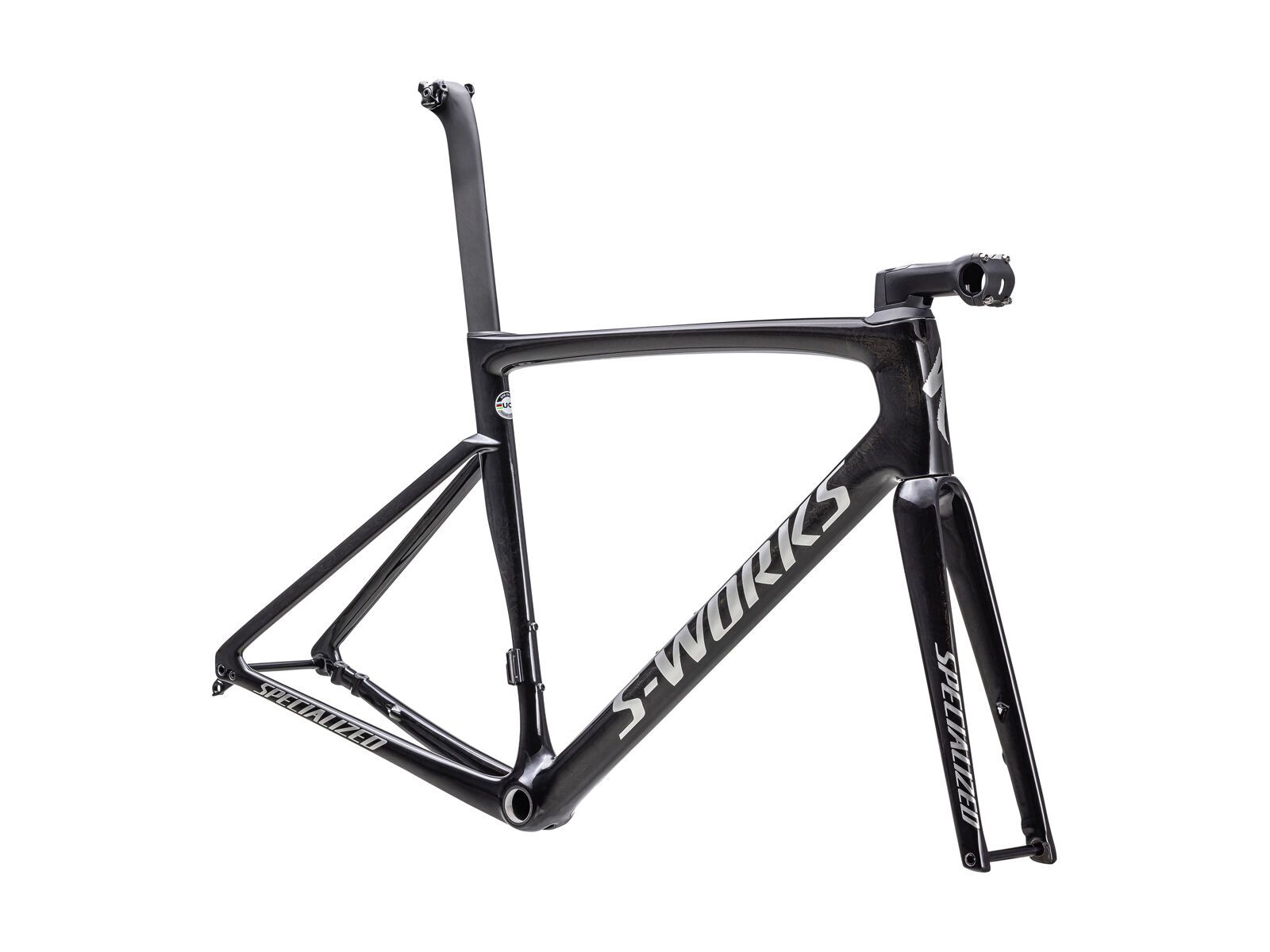 Specialized S-Works Tarmac SL7 Frameset, black pearl granite over carbon/chrome - Bild 1