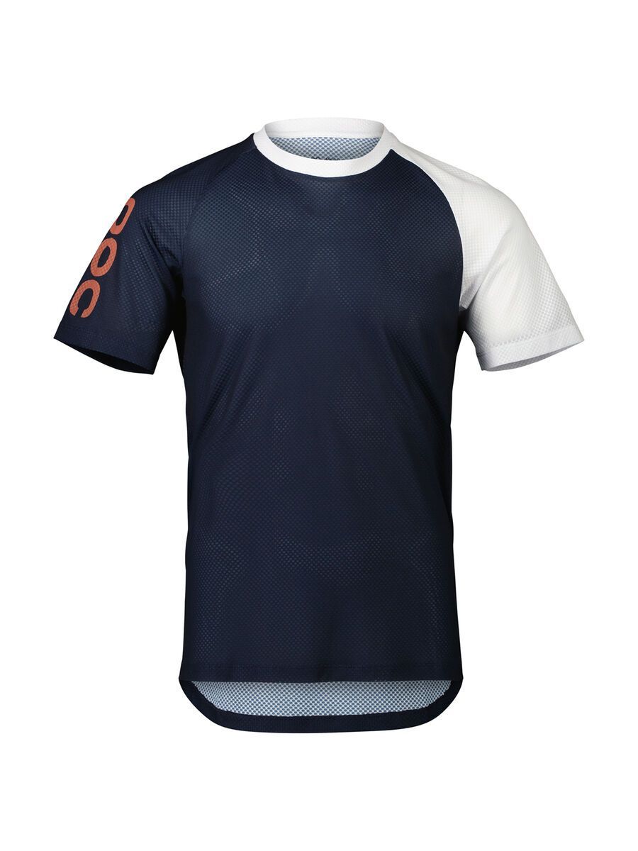 POC MTB Pure Tee, turmaline navy/hydrogen white - Bild 1
