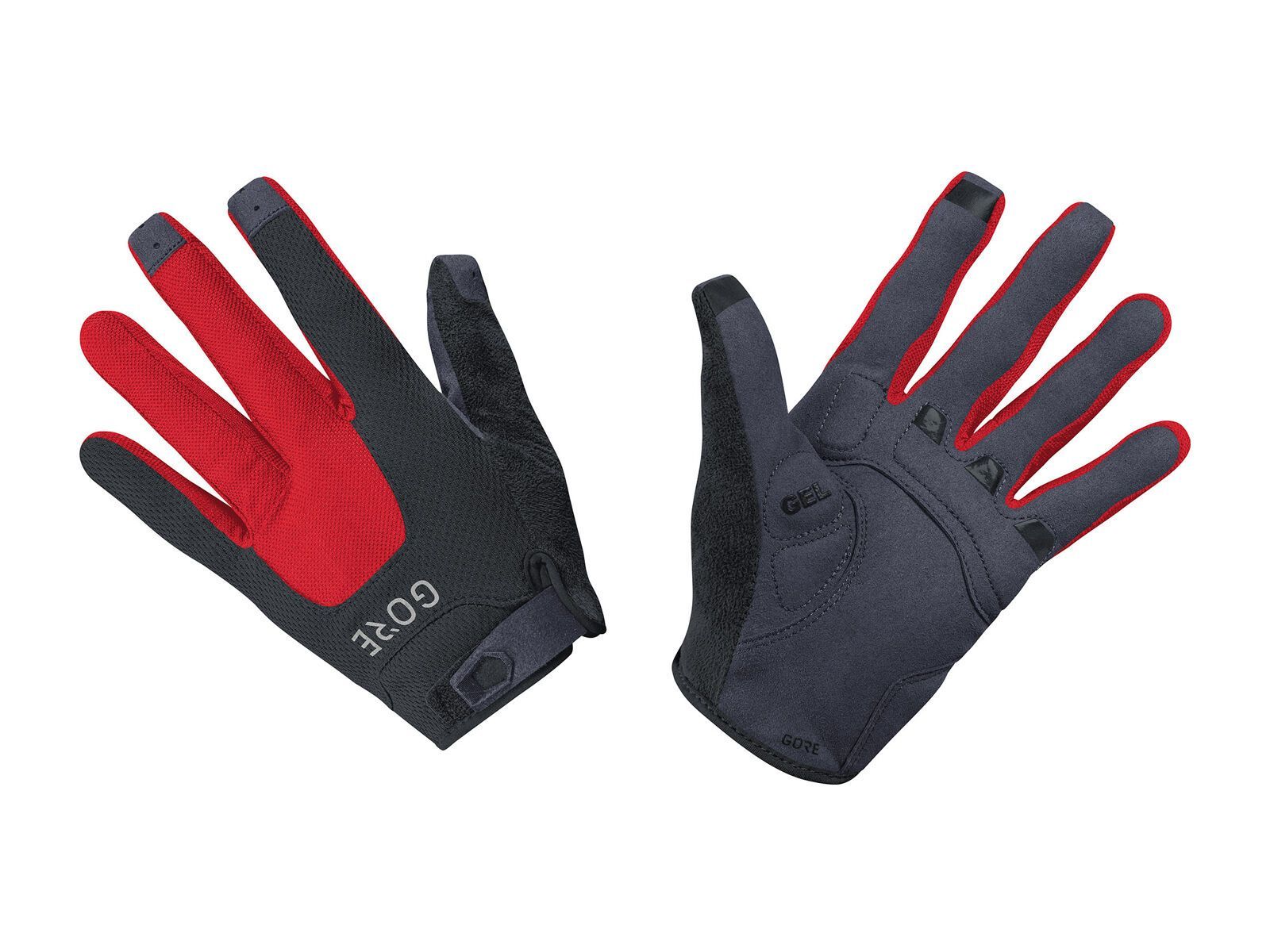 GOREWEAR C5 Trail Handschuhe, black/red - Bild 1