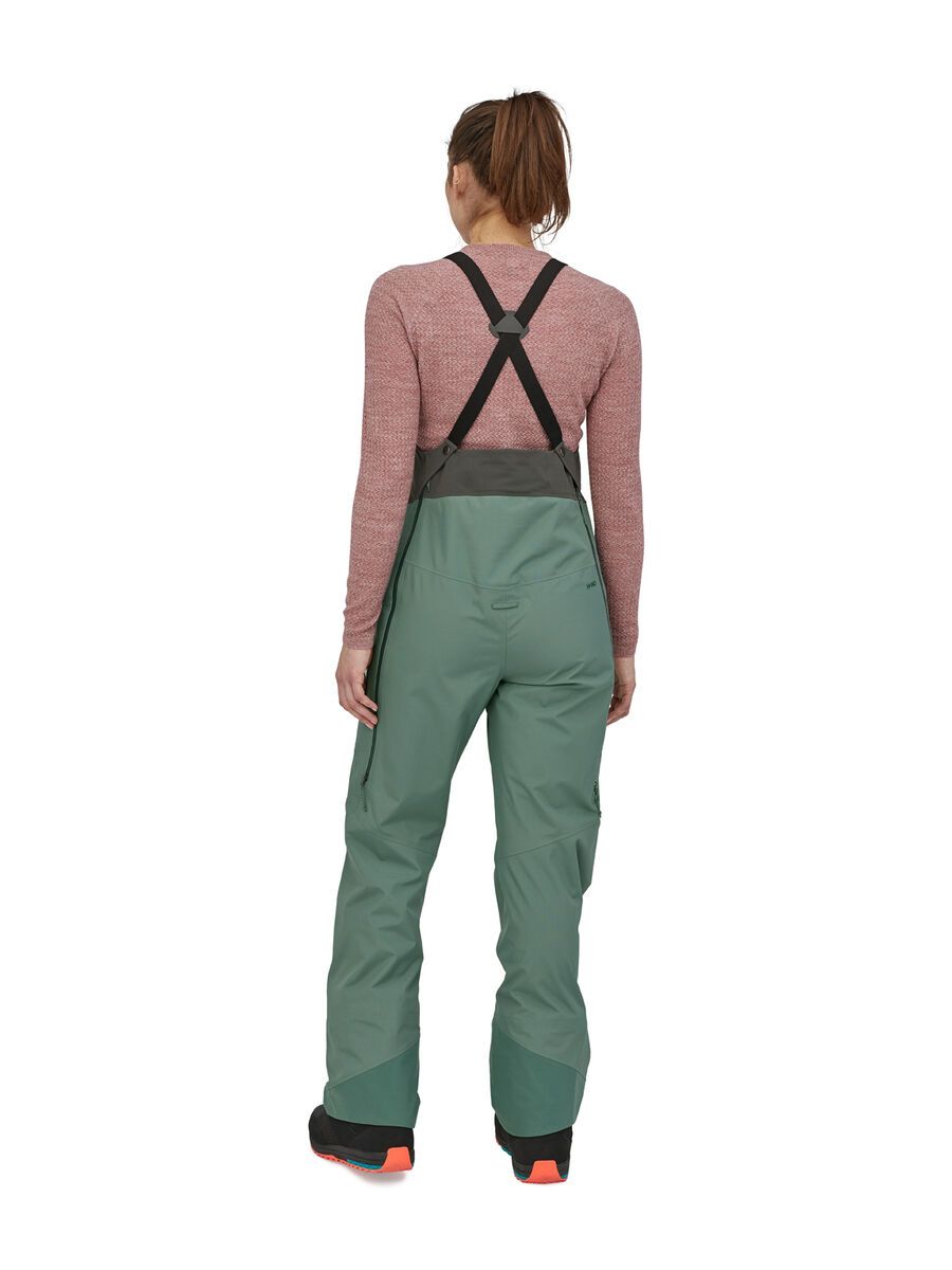 Patagonia Women's Snowdrifter Bibs, regen green - Bild 2