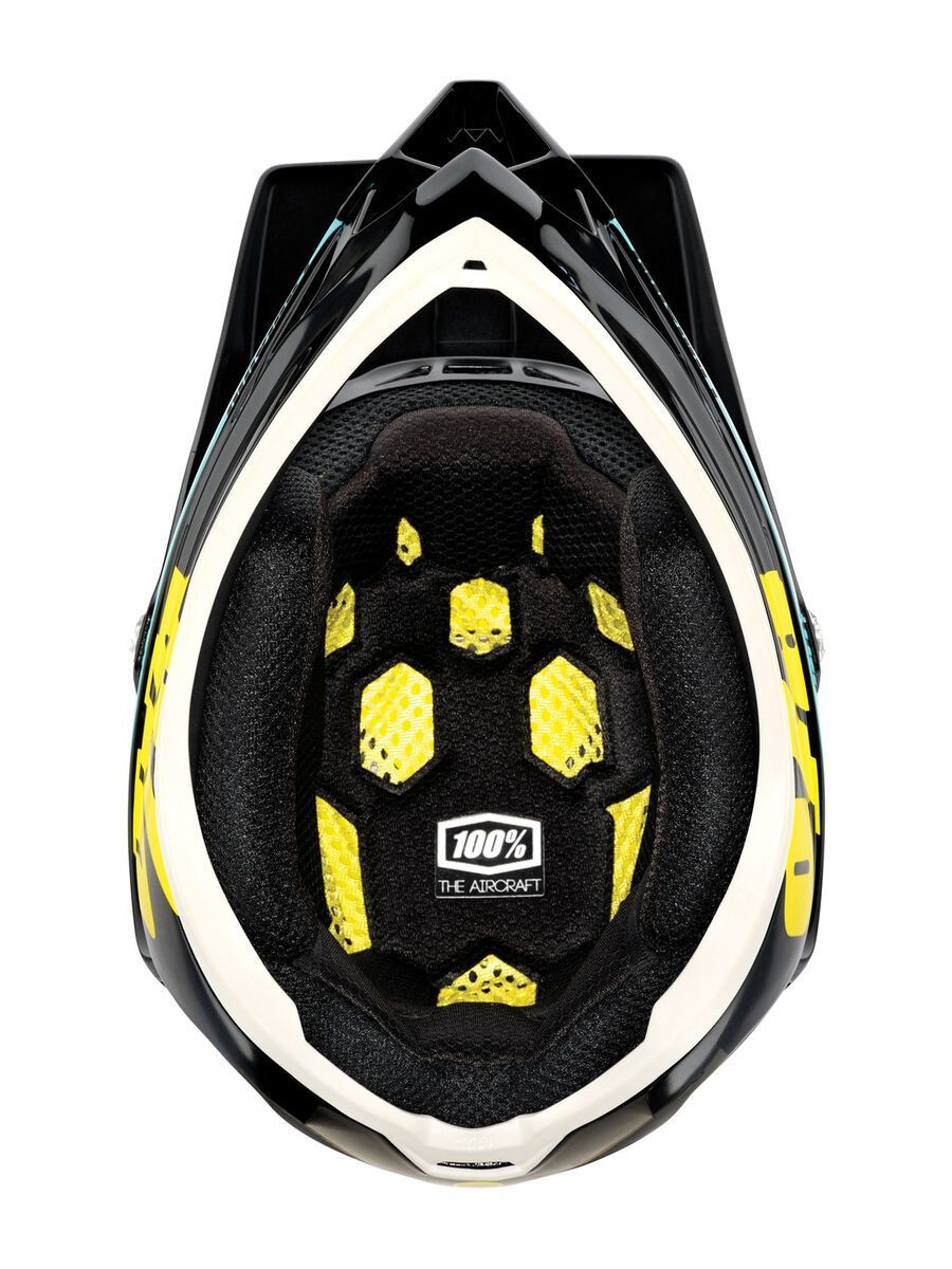 100% Aircraft DH Helmet, R-Core teal - Bild 5