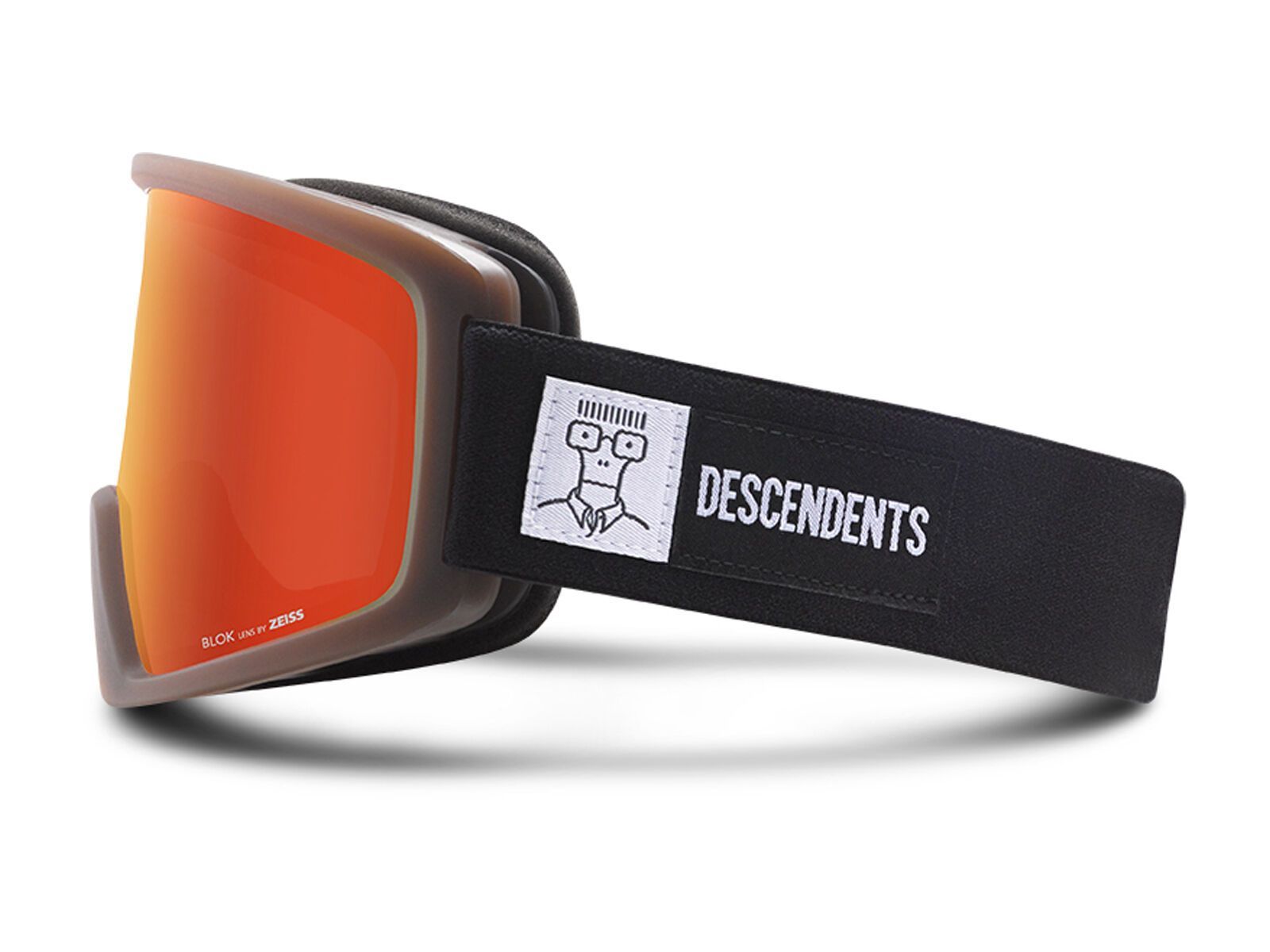 Giro Blok, black/dark roast brown, amber scarlet - Bild 3