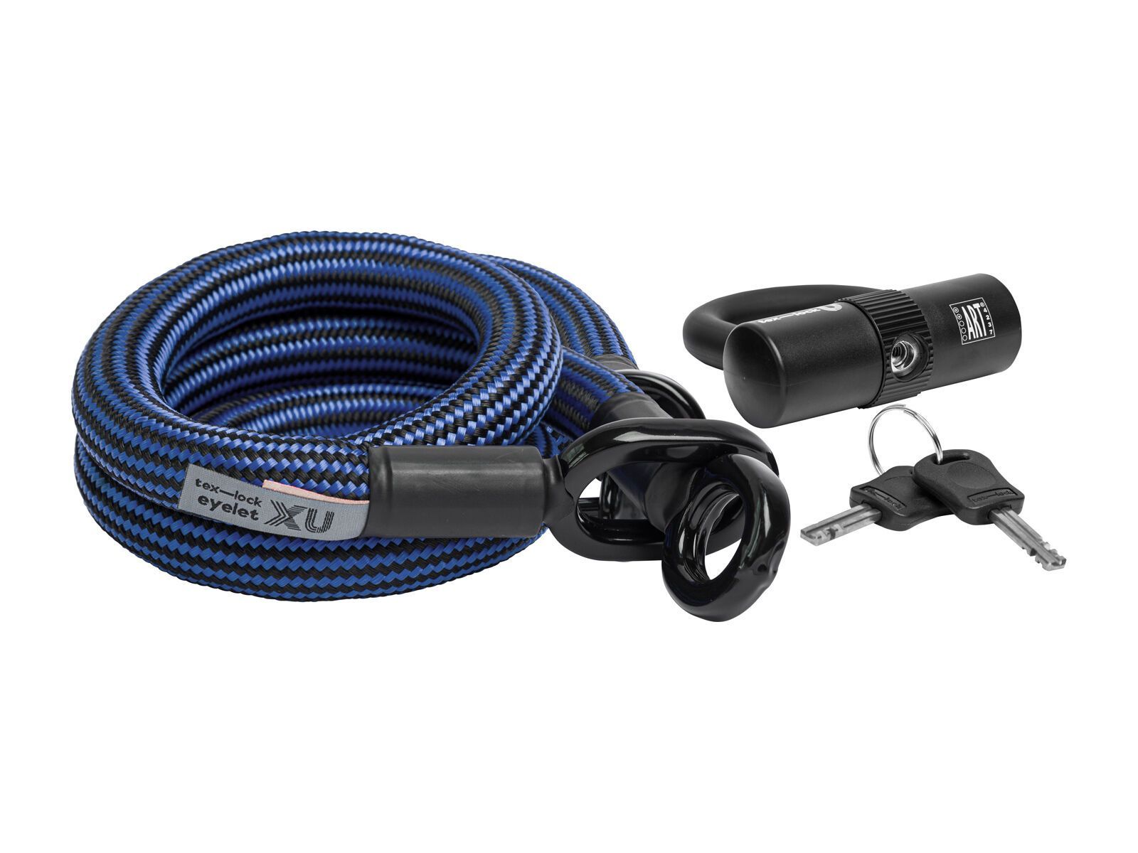 Tex-Lock Eyelet M 120 cm + U-Lock (Limited Edition 2021), cornflower blue - Bild 1