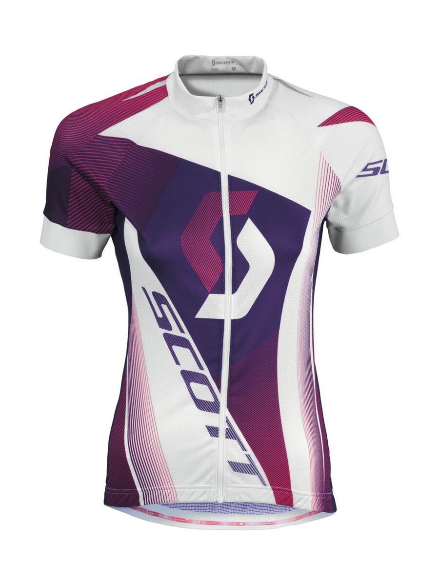 Scott Shirt Womens RC s/sl, white/dark purple - Bild 1