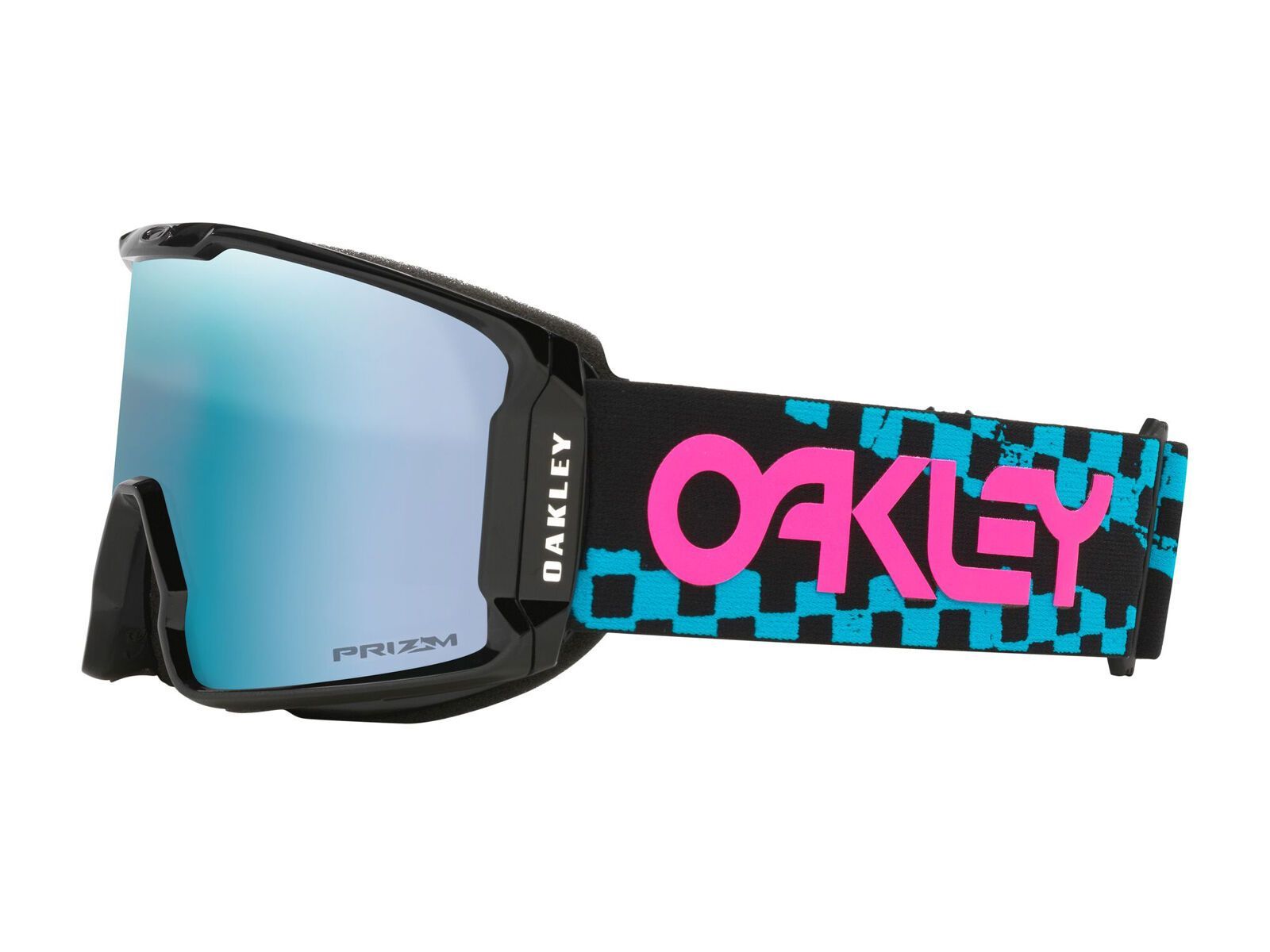 Oakley Line Miner L, Prizm Snow Sapphire Iridium / chex black - Bild 3