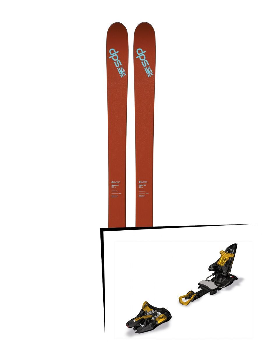 DPS Skis Set: Wailer 105 Pure3 2016 + Marker Kingpin 10 - Bild 1