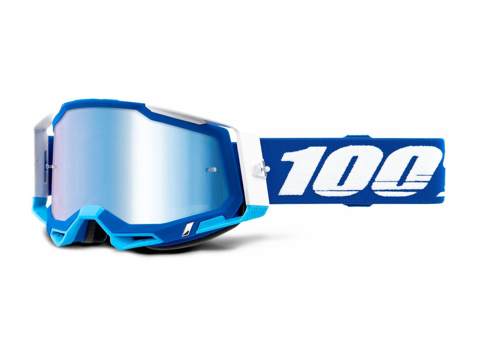 100% Racecraft 2 Goggle - Mirror Blue, blue - Bild 1