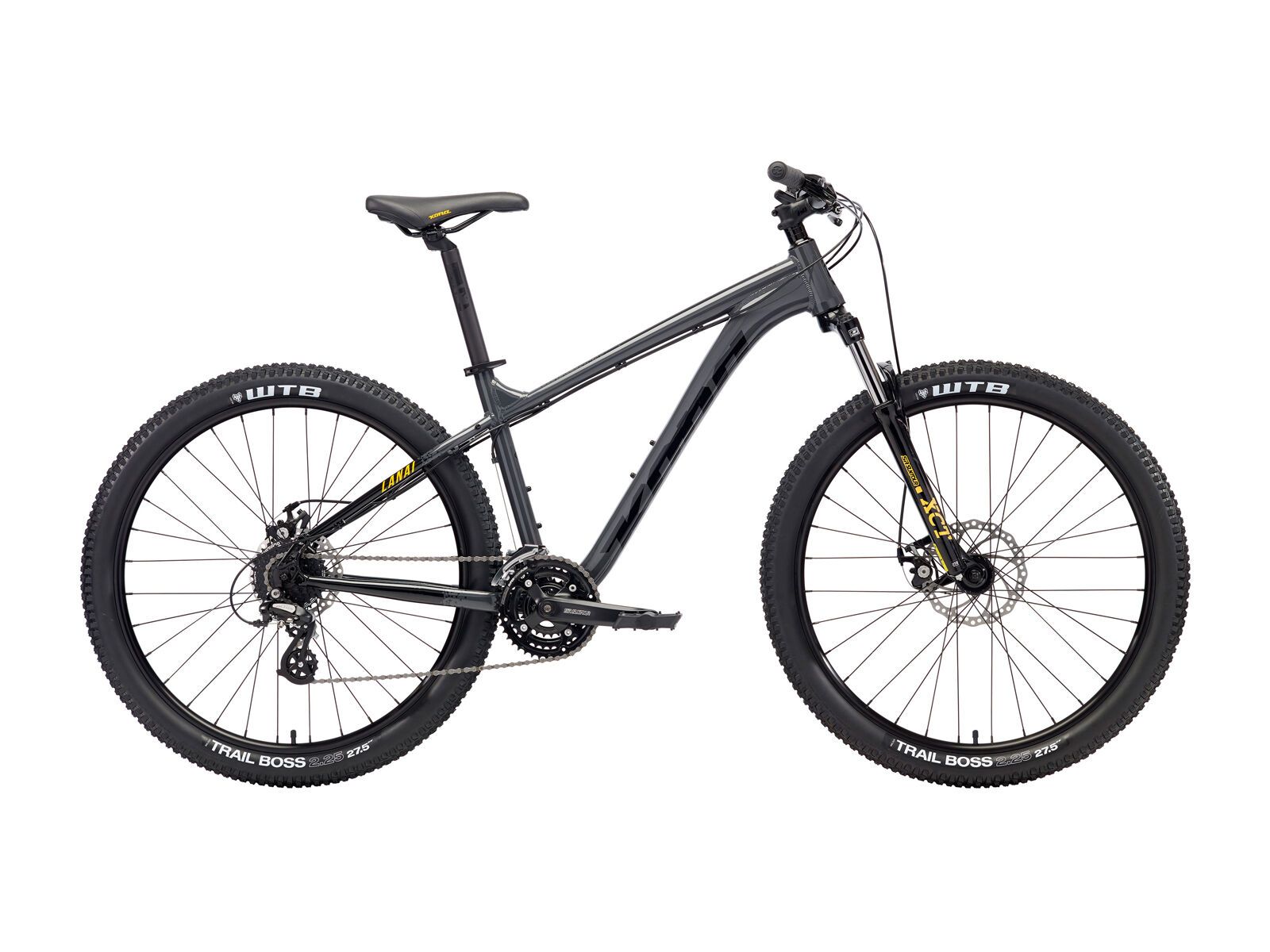 Kona Lana'I 27.5, gloss charcoal & black w/ yellow & black decal - Bild 1
