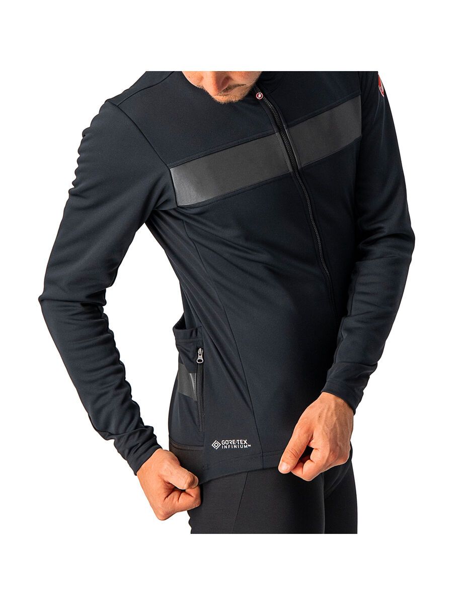 Castelli Raddoppia 3 Jacket, light black/black reflex - Bild 5