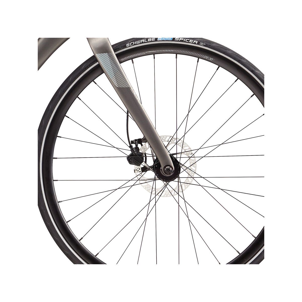 Cannondale Quick 3 Disc Women's, antracite w/ linen and cucumber, reflective detail - ANT - Bild 2