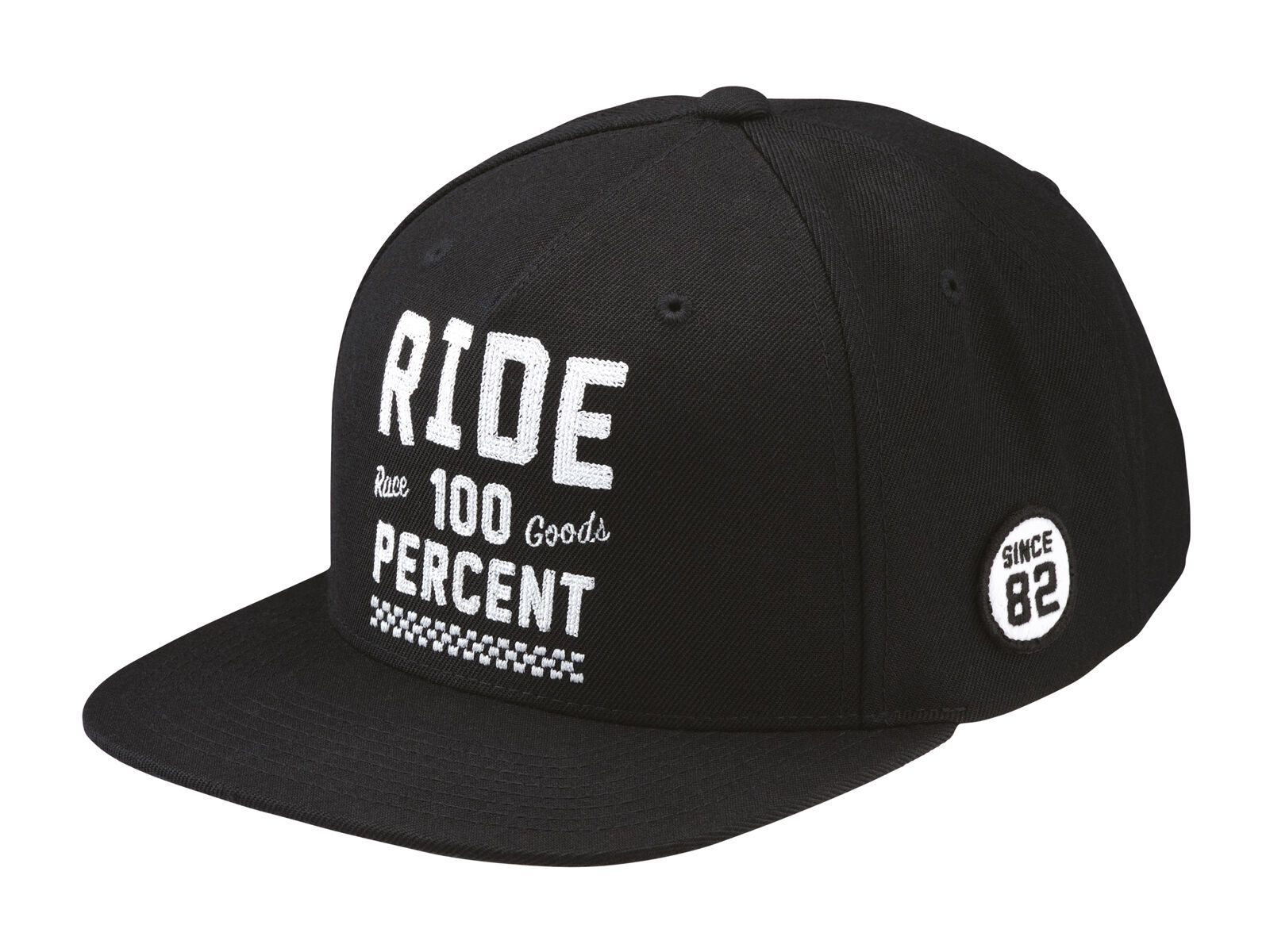 100% Ride Snapback Hat, black - Bild 1
