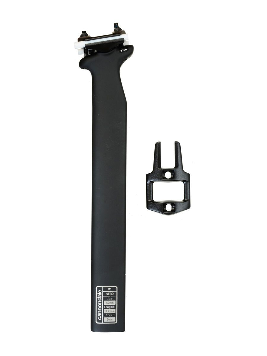 Cannondale SuperSix Evo Carbon Seatpost V4 - 0 / 330 mm, black - Bild 1