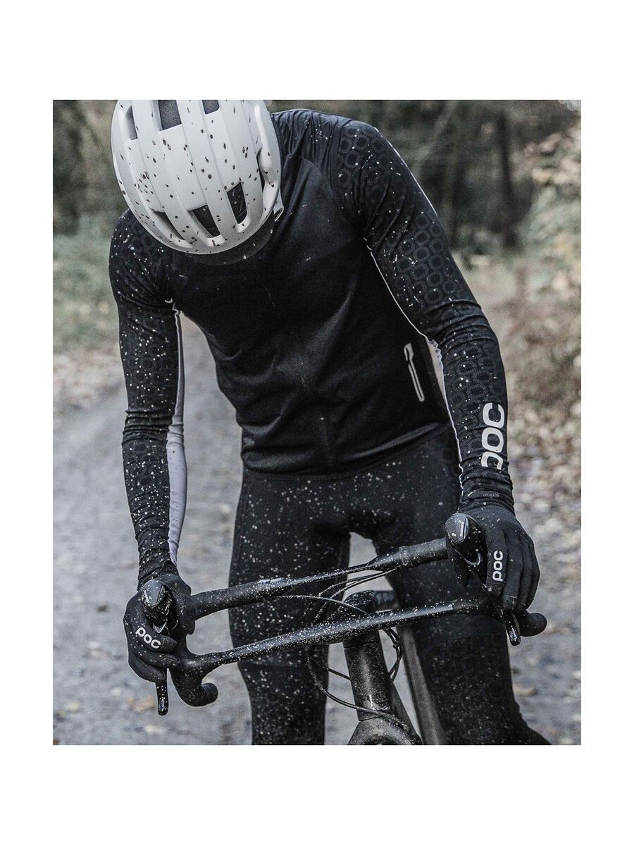 POC AVIP LS Ceramic Jersey, uranium black/hydrogen white - Bild 5