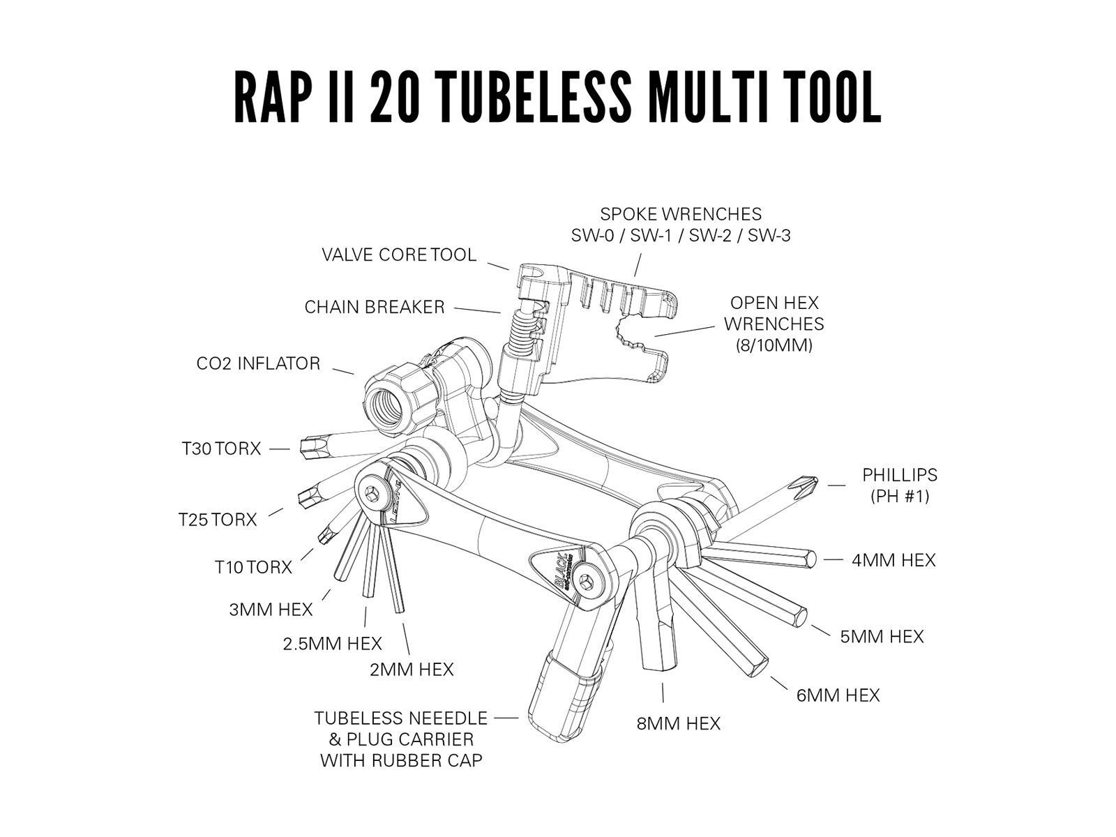 Lezyne RAP II 20 Tubeless, black - Bild 3