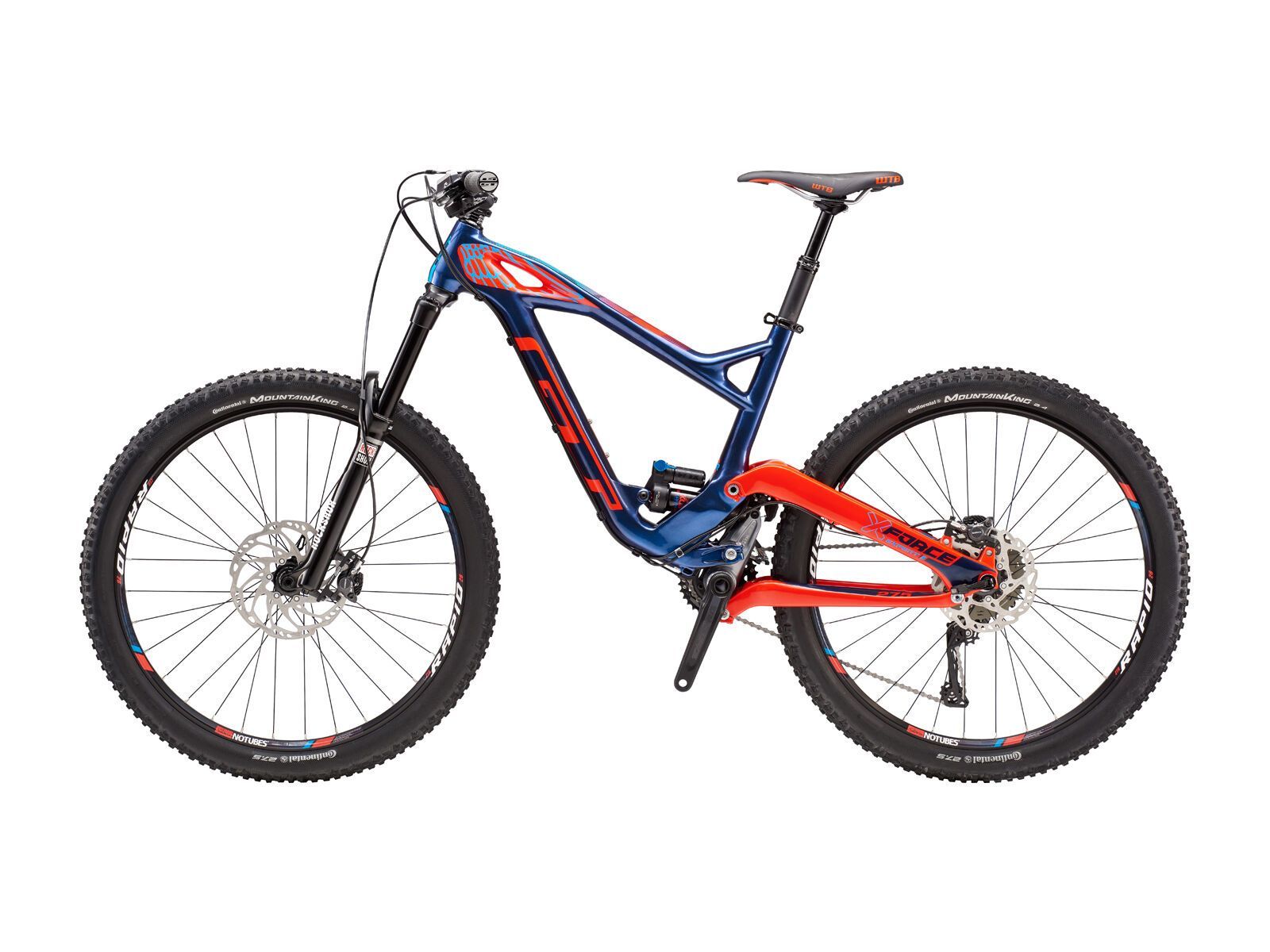 GT Force X Carbon Expert 27.5, blue/neon red - Bild 2