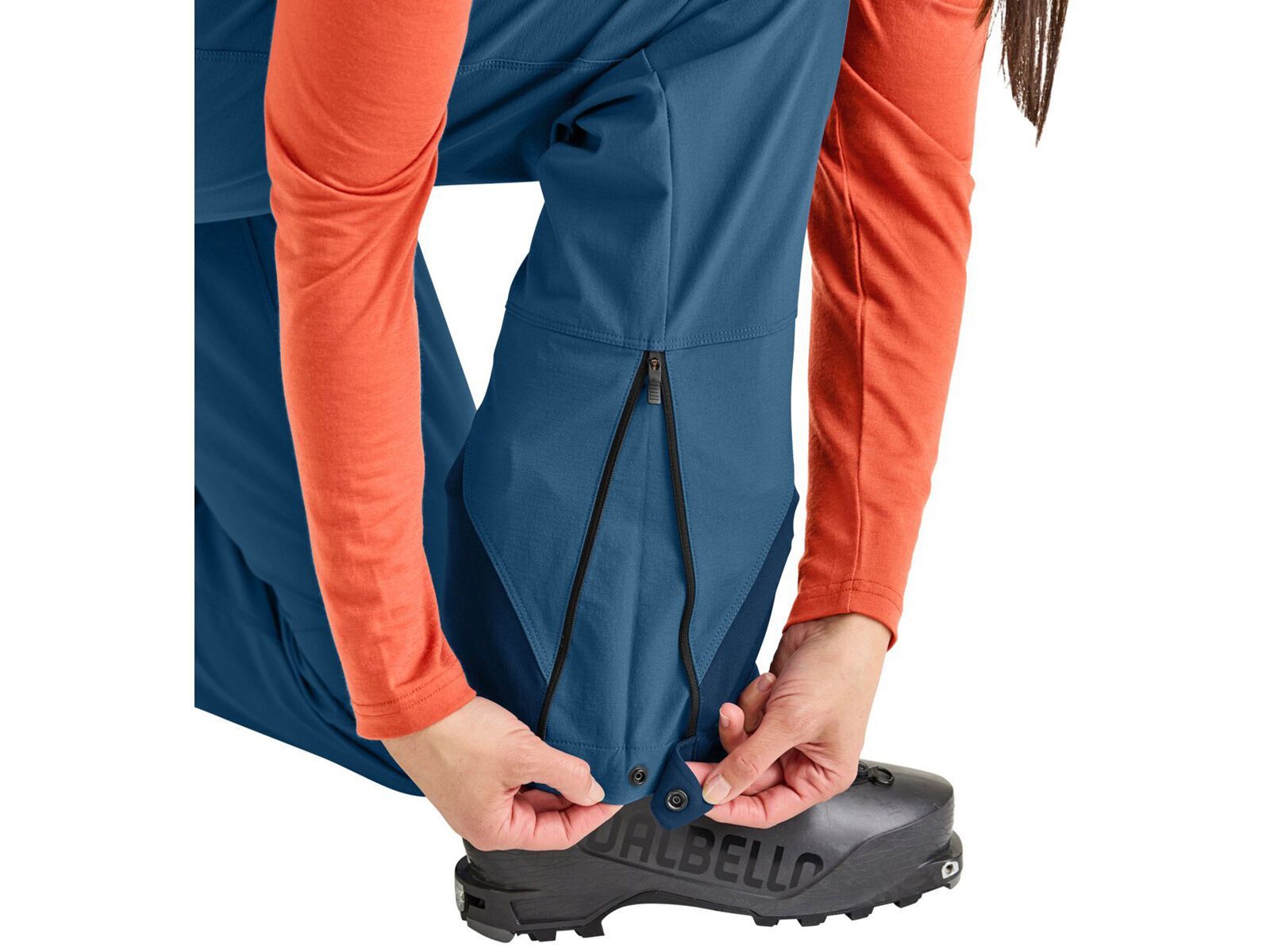 Ortovox Merino Airsolation Mondeval Pants W, glacier grey - Bild 3