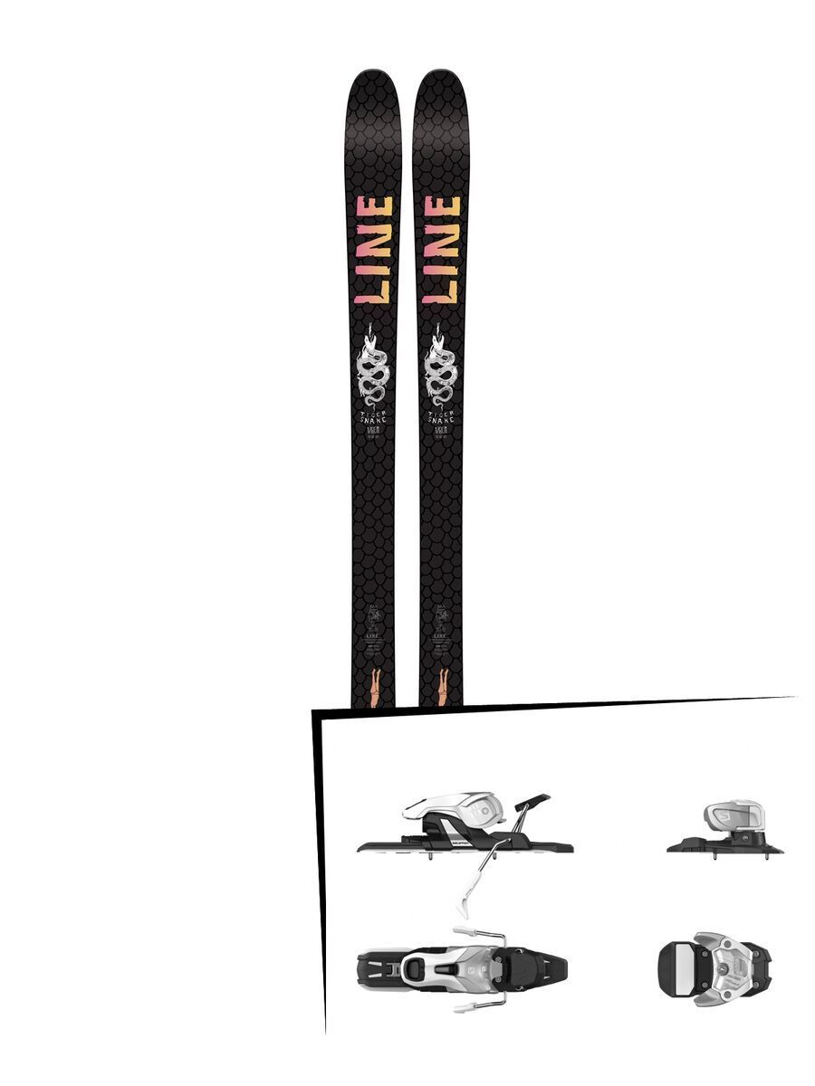 Set: Line Tigersnake 2018 + Salomon Warden 11 silver/white - Bild 1