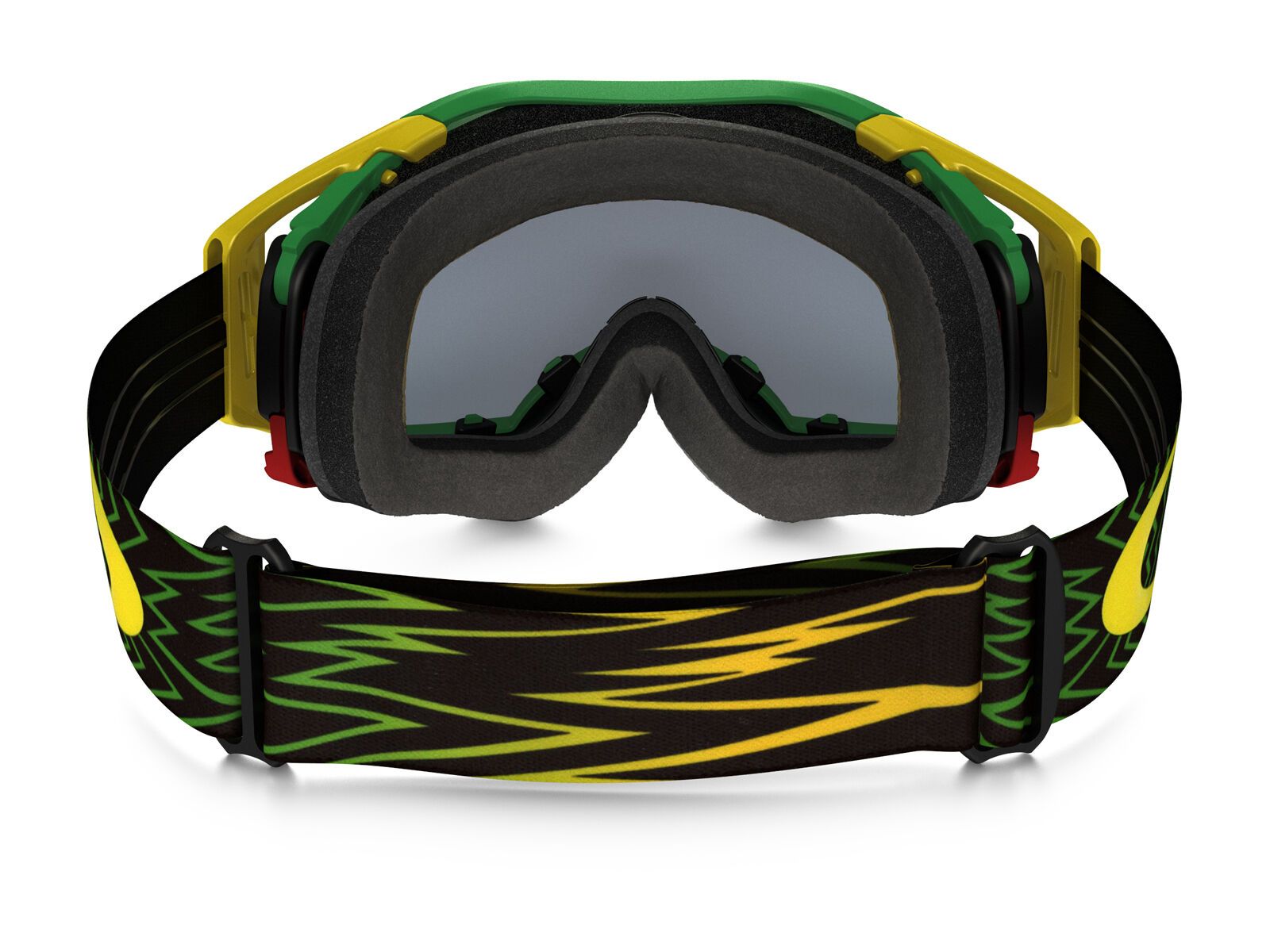 Oakley Airbrake MX, shockwave green/yellow/Lens: 24k iridium - Bild 3
