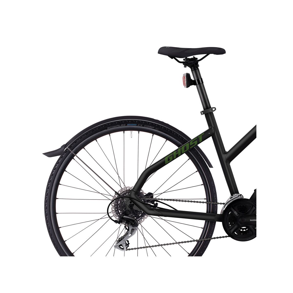 Ghost Square Cross X 3 W, night black/riot green/urban grey - Bild 5