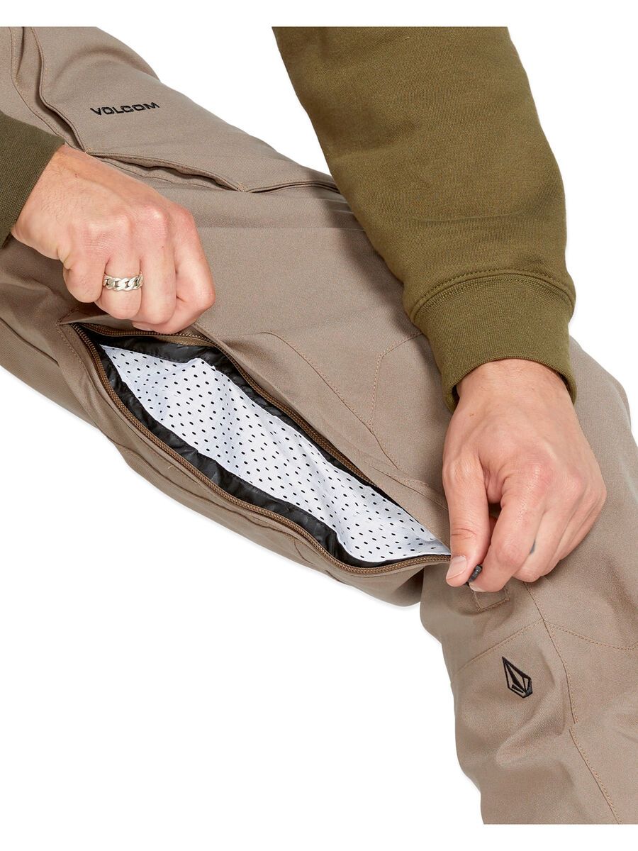 Volcom Roan Bib Overall, chestnut brown - Bild 3