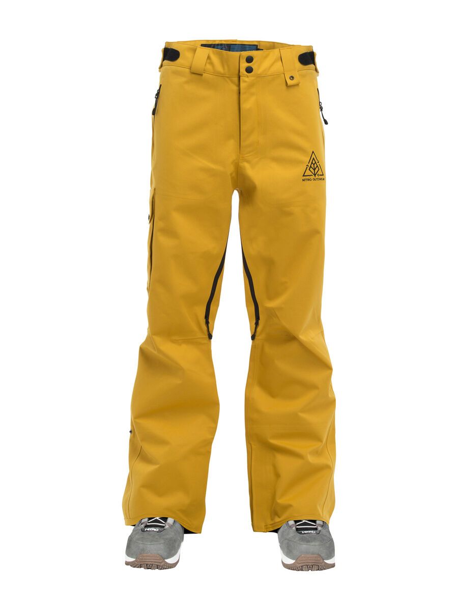 Nitro Team Mens Pant 3L, mustard - Bild 1