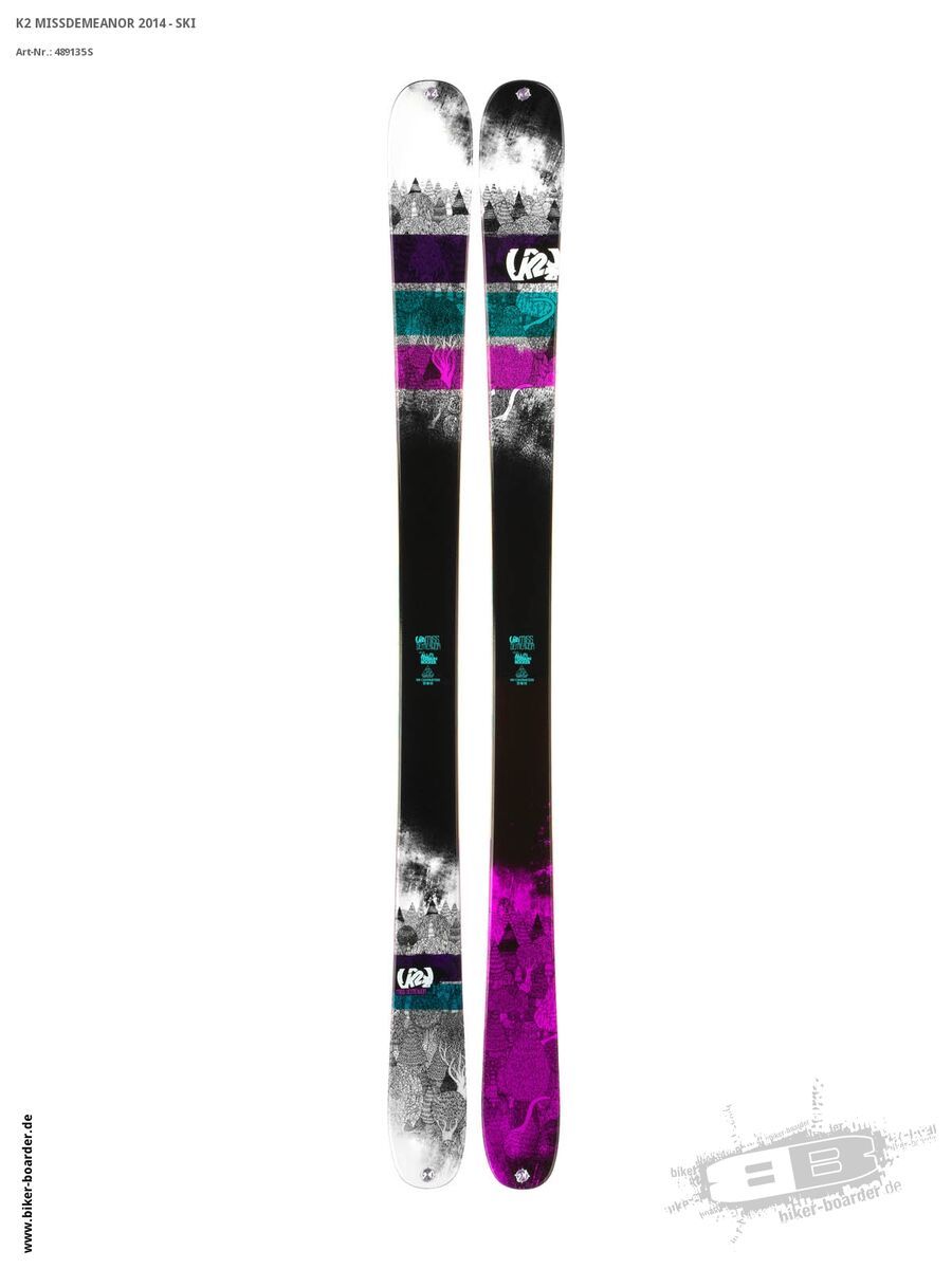 K2 SKI Set: MissDemeanor 2014 + Marker Griffon 13 - Bild 2