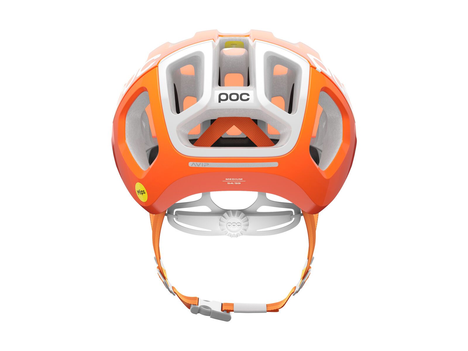POC Ventral Tempus MIPS, fluorescent orange avip - Bild 4