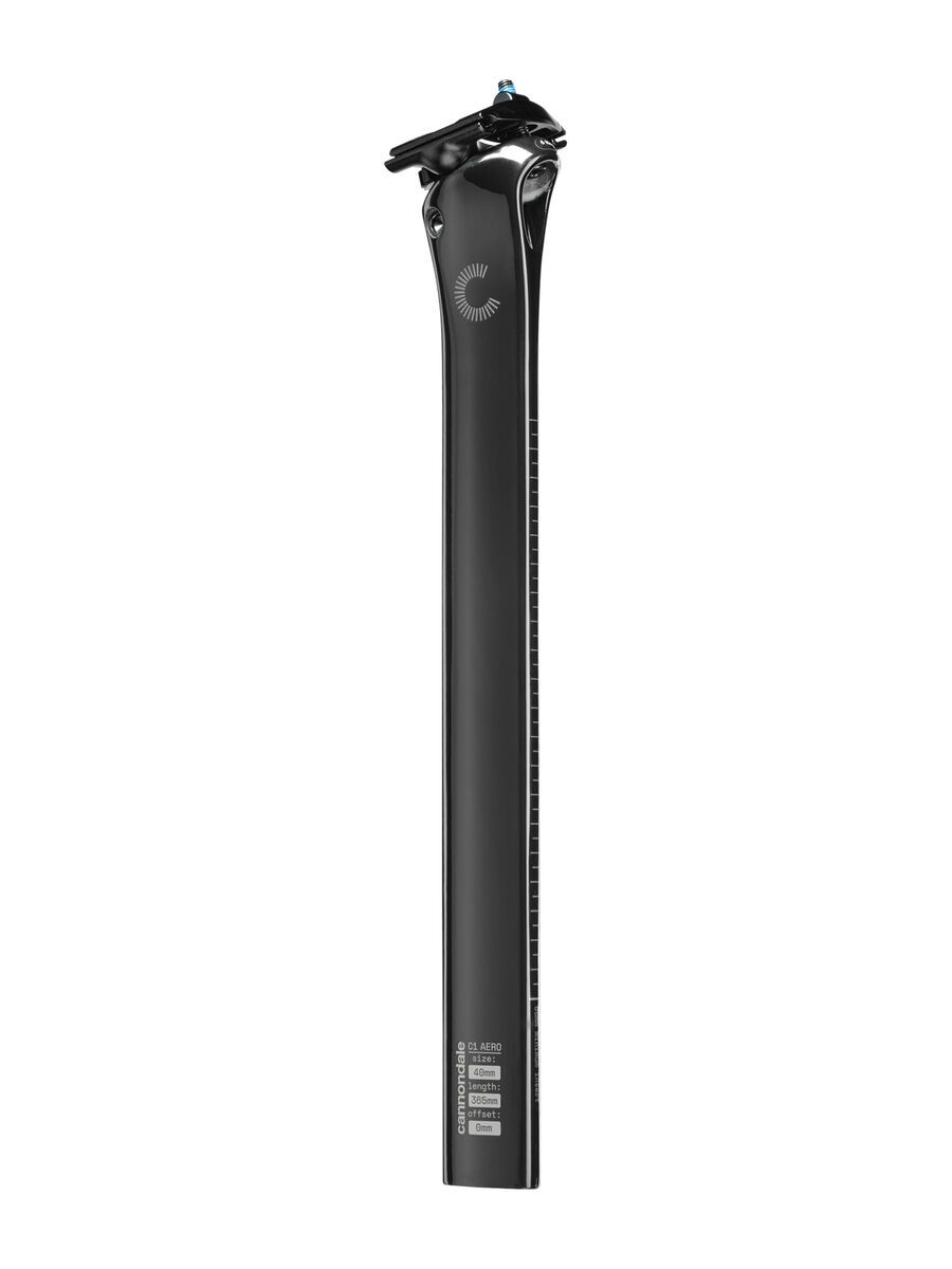 Cannondale C1 Aero 40 V2 Seatpost - 0 / 365 mm, black - Bild 2