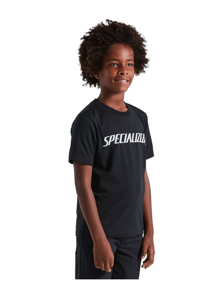 Specialized Wordmark T-Shirt Kinder kurzarm, black - Bild 3