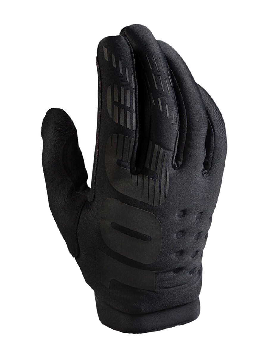 100% Brisker Cold Weather Glove, black/grey - Bild 1