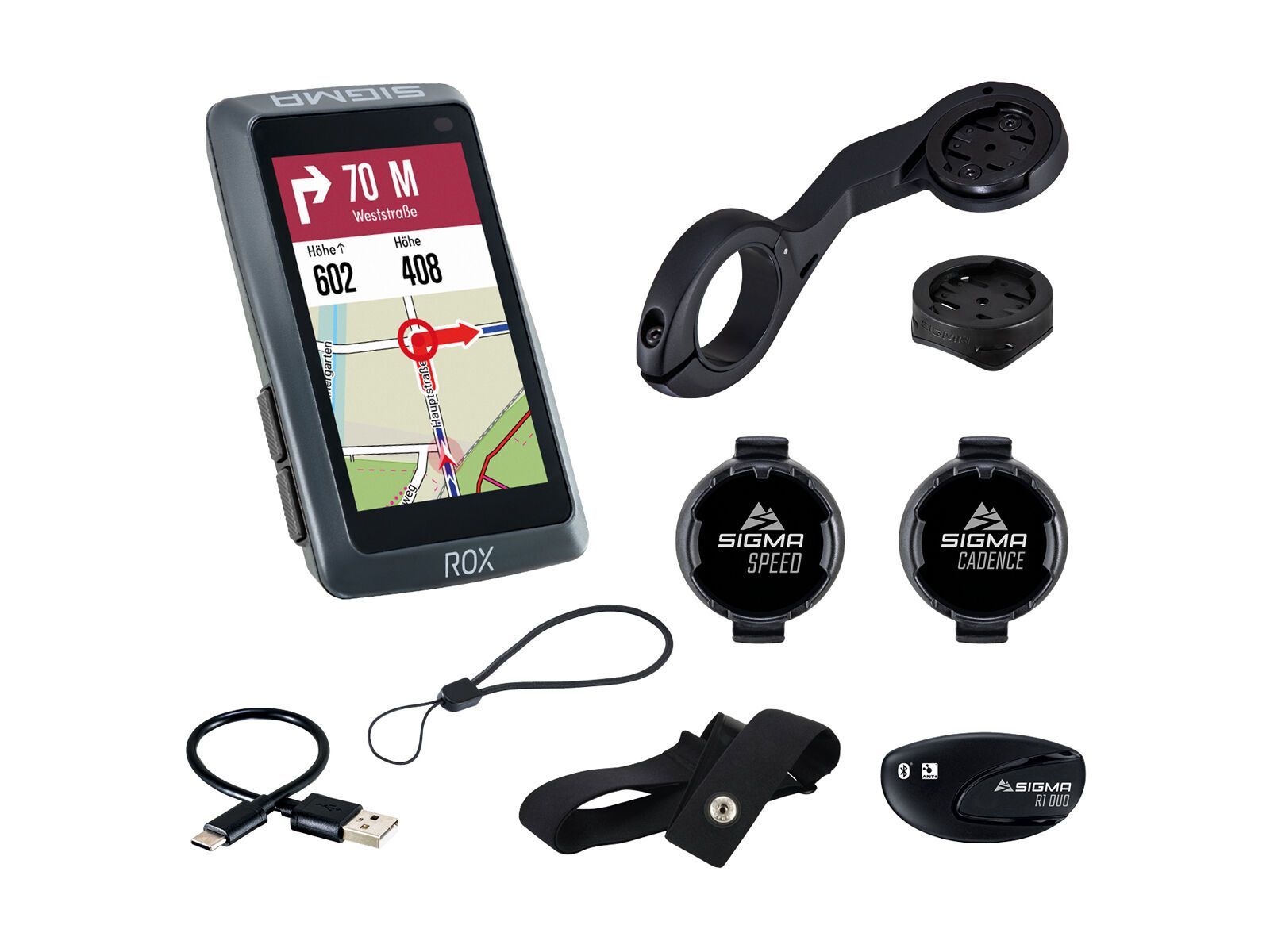 Sigma ROX 12.1 Evo Sensor Set, night grey - Bild 4