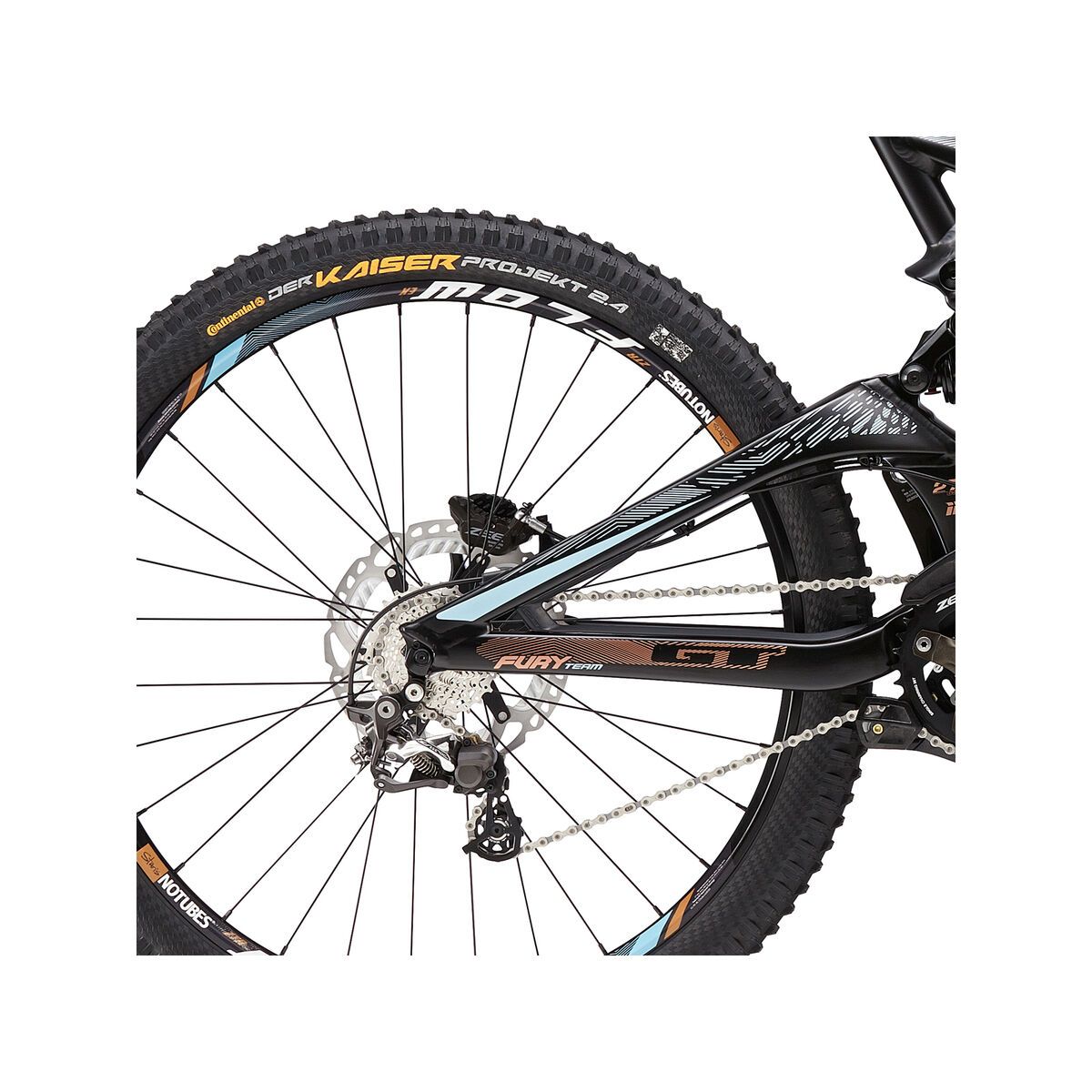 GT Fury Team 27.5, black/blue/copper - Bild 4