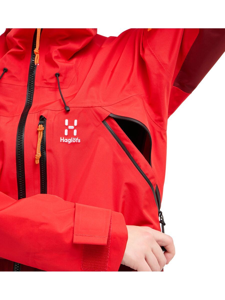 Haglöfs Vassi GTX Jacket Women, bright red/carmine red - Bild 7