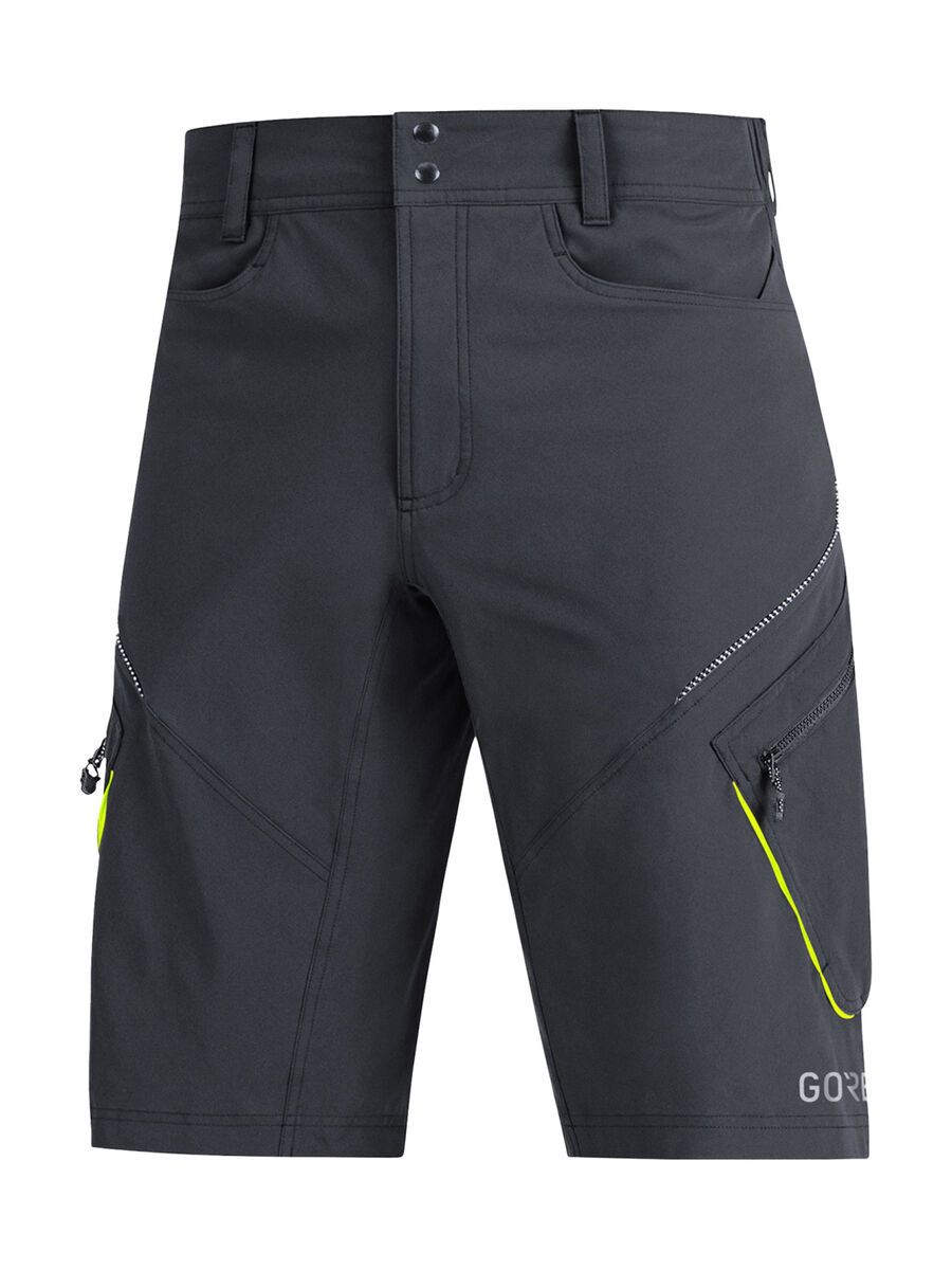 GOREWEAR C3 Trail Shorts, black/yellow - Bild 1