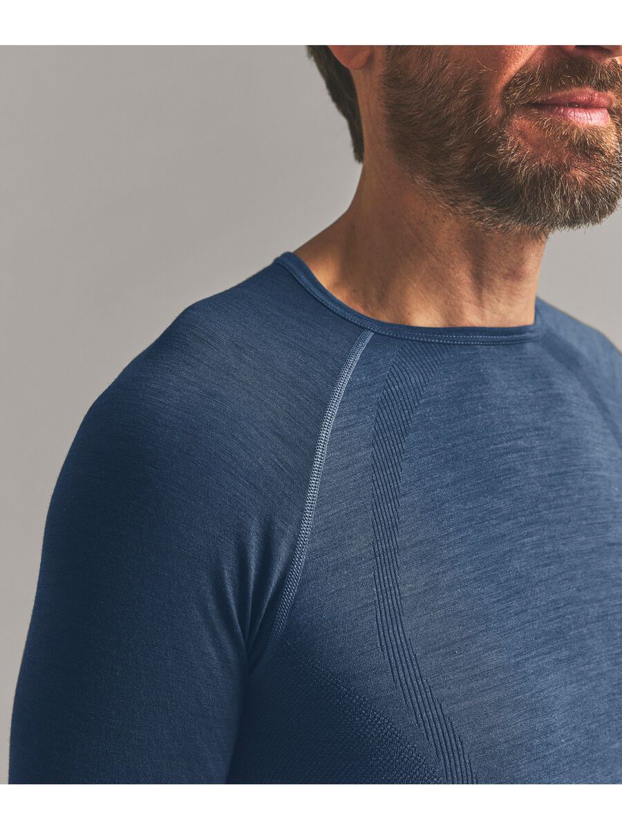 Ortovox 120 Merino Comp Light Long Sleeve M, light nunatak - Bild 8