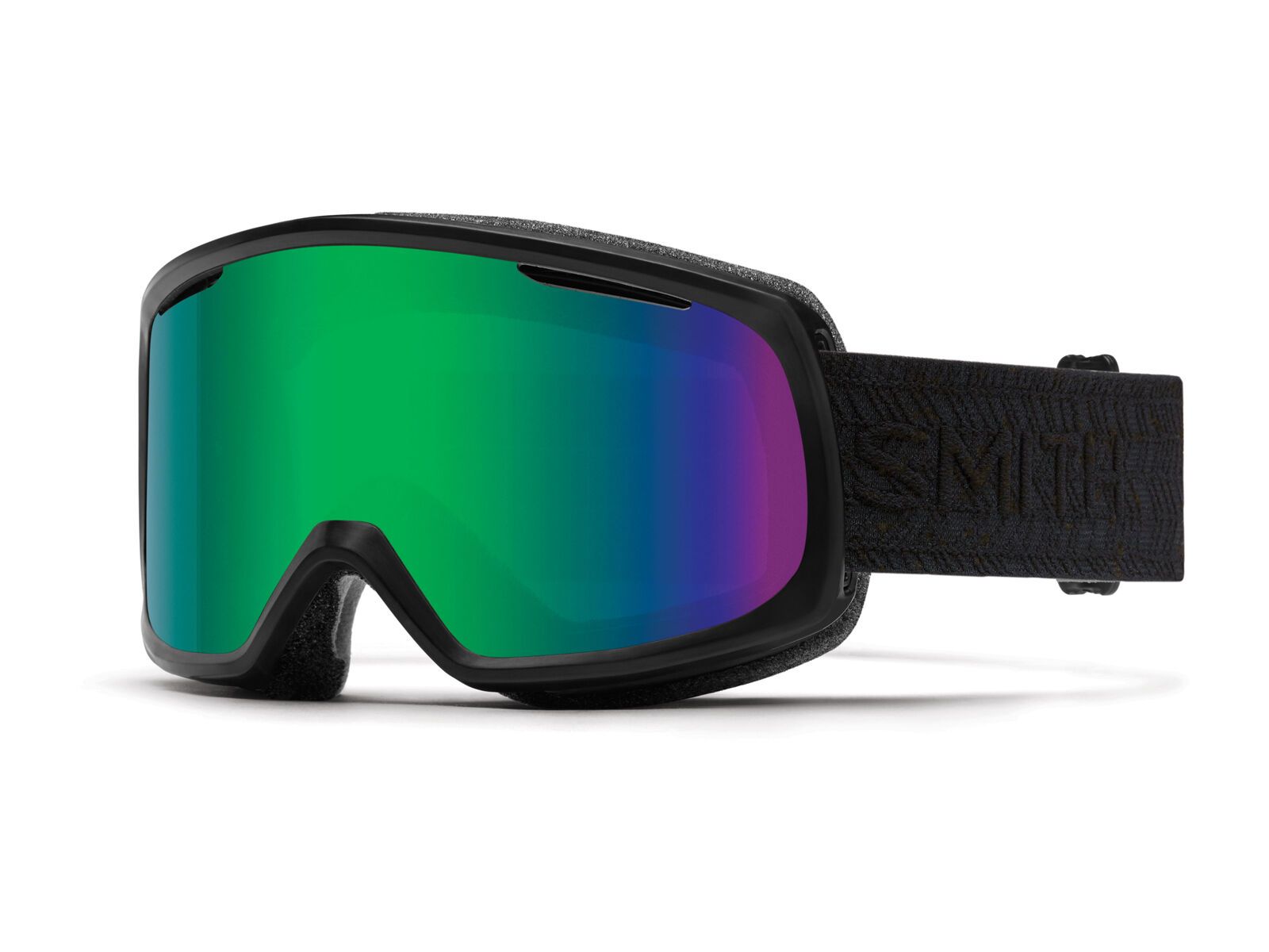 Smith Riot inkl. Wechselscheibe, eclipse black/Lens: green sol-x mirroryellow - Bild 1