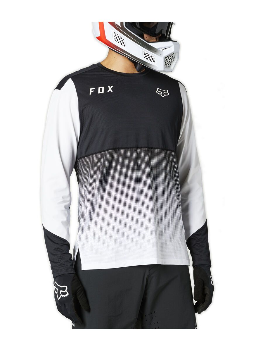 Fox Flexair LS Jersey, black/white - Bild 1