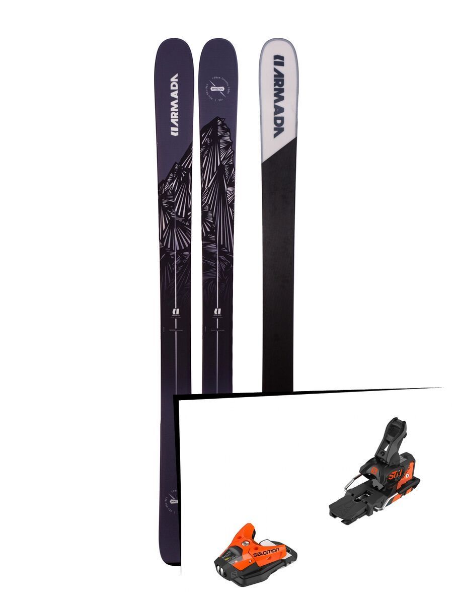 Set: Armada Invictus 108 Ti 2019 + Salomon STH2 WTR 13 orange/black - Bild 1
