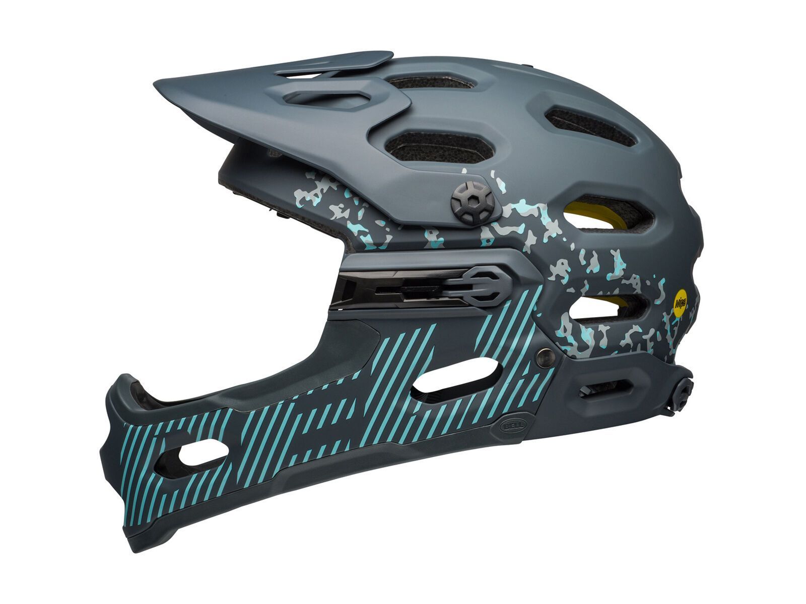 Bell Super 3R Joy Ride MIPS, matte/gloss lead stone - Bild 2