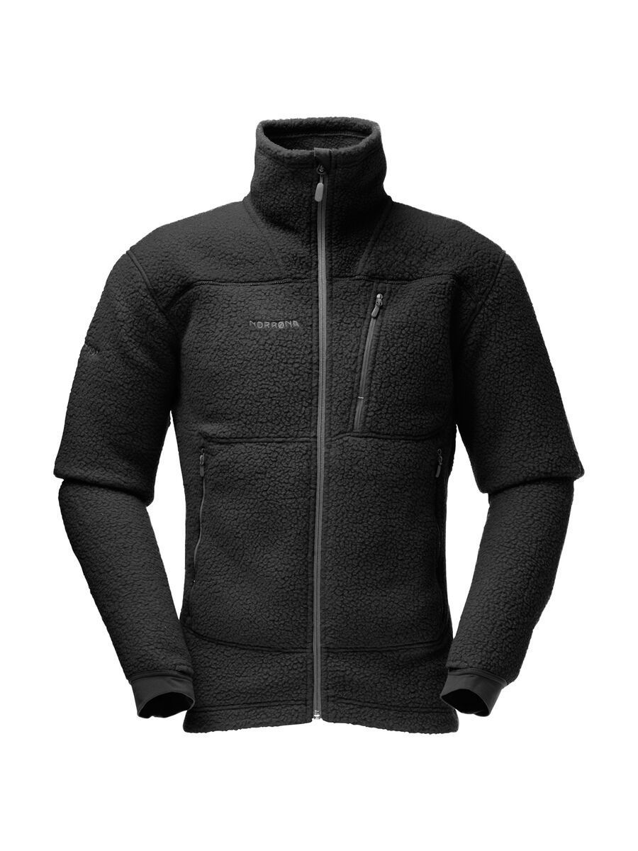 Norrona Trollveggen warm2 Jacket, caviar/zip grey - Bild 1