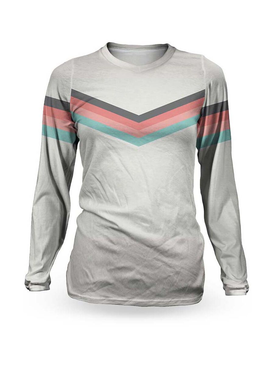 Loose Riders C/S Women's Jersey LS Chevron White - Bild 1
