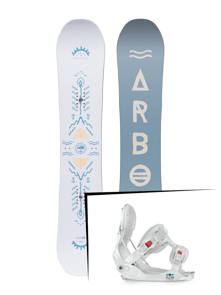 Set: Arbor Poparazzi 2017 + Flow Minx (1181352S) - Bild 1