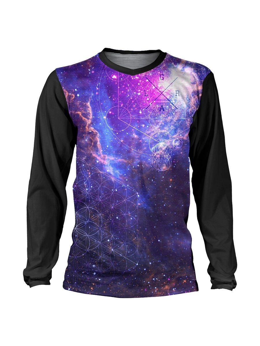 Loose Riders Cult of Shred Jersey LS Kosmic Dark, multi colored - Bild 1