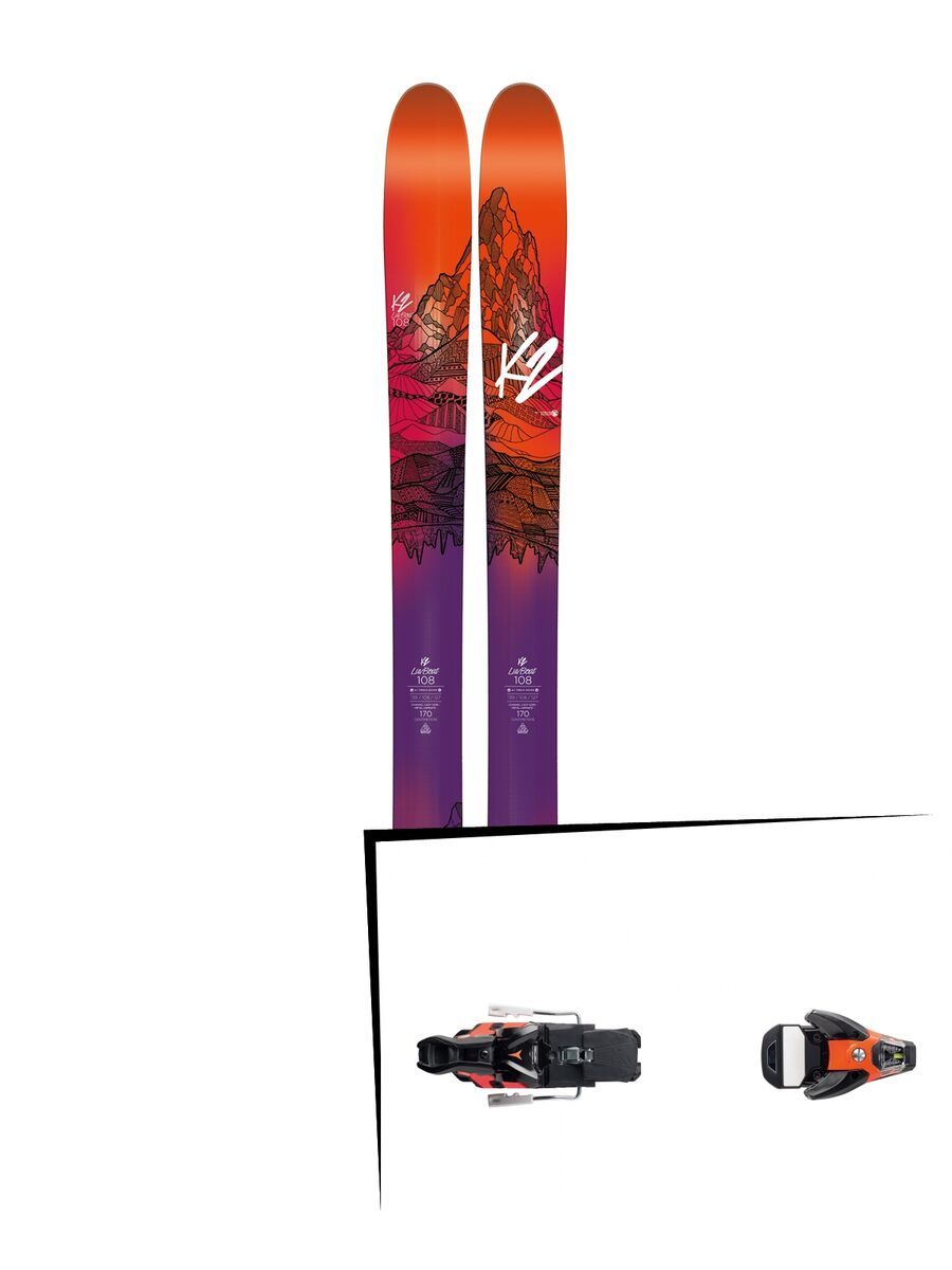 K2 SKI Set: Luv Boat 108 2016 + Salomon STH2 WTR 16 - Bild 1