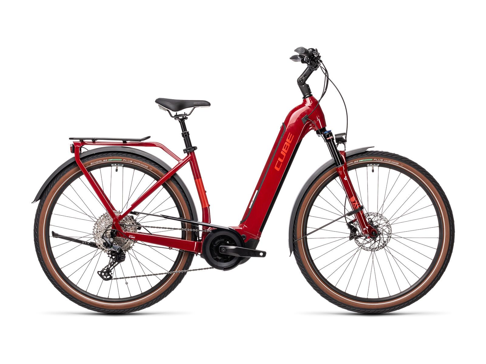 Cube Touring Hybrid EXC 500 Easy Entry, red´n´grey - Bild 1